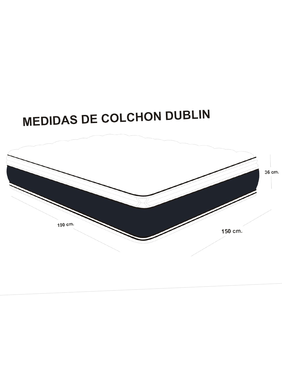 Colchón Restonic Dublin confort medio