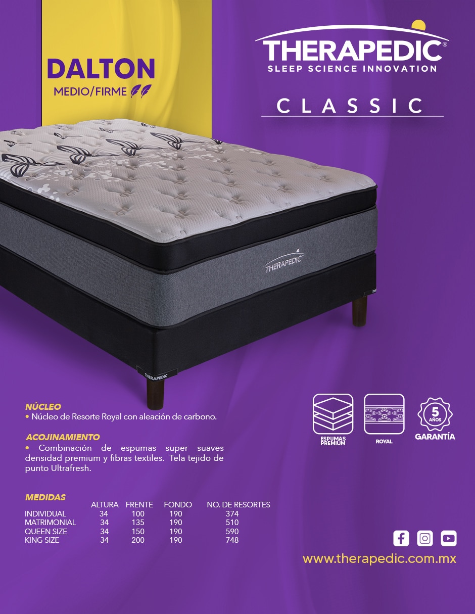 Colchón dalton 9