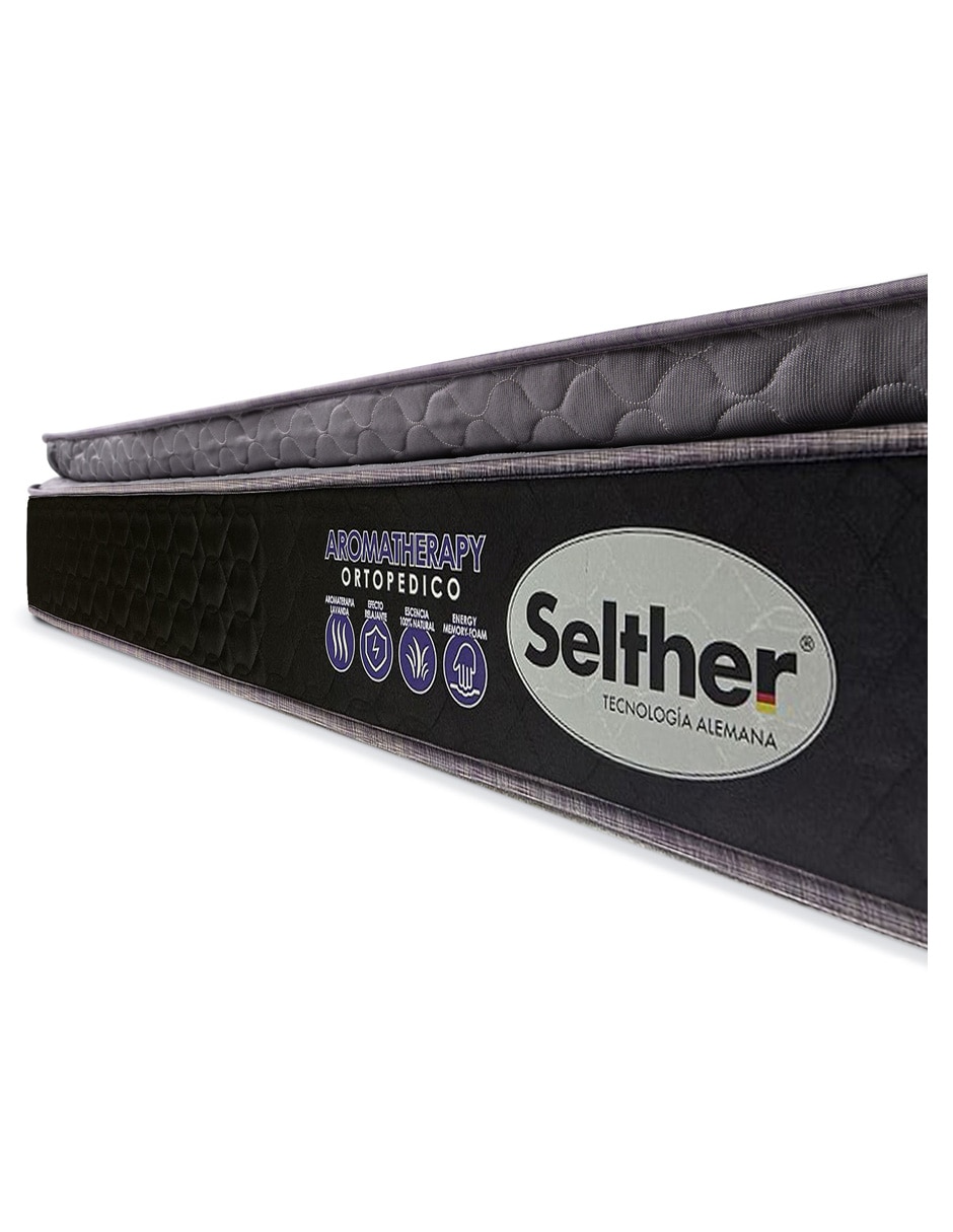 Colchón regular Selther Tranquility Acero & Microcel confort medio