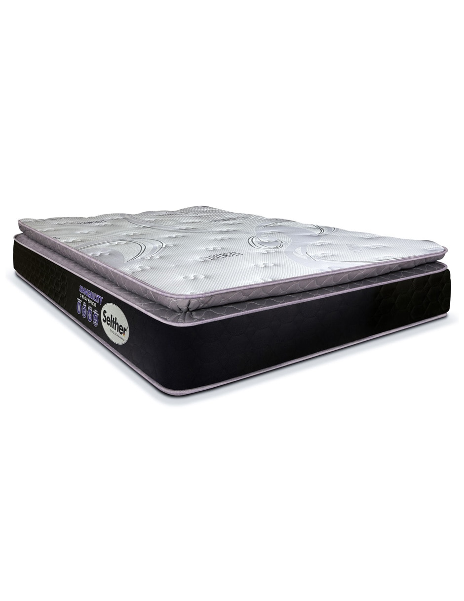 Colchón regular Selther Tranquility Acero & Microcel confort medio