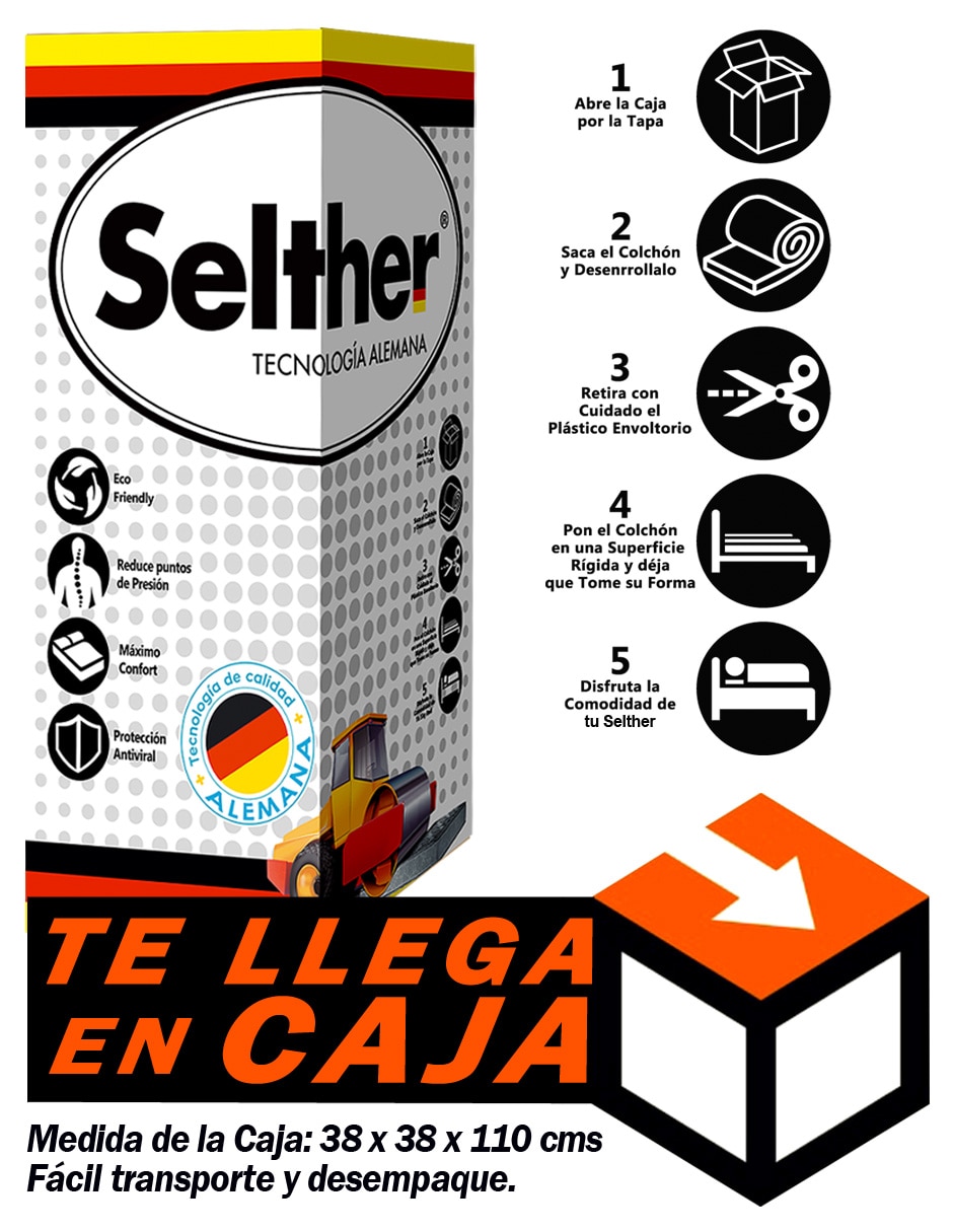 Colchón en caja bed in a box 4